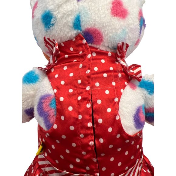 Build A Bear Workshop Dress Red White Polka Dot Ruffle Christmas Holiday Clothes - Picture 5 of 9